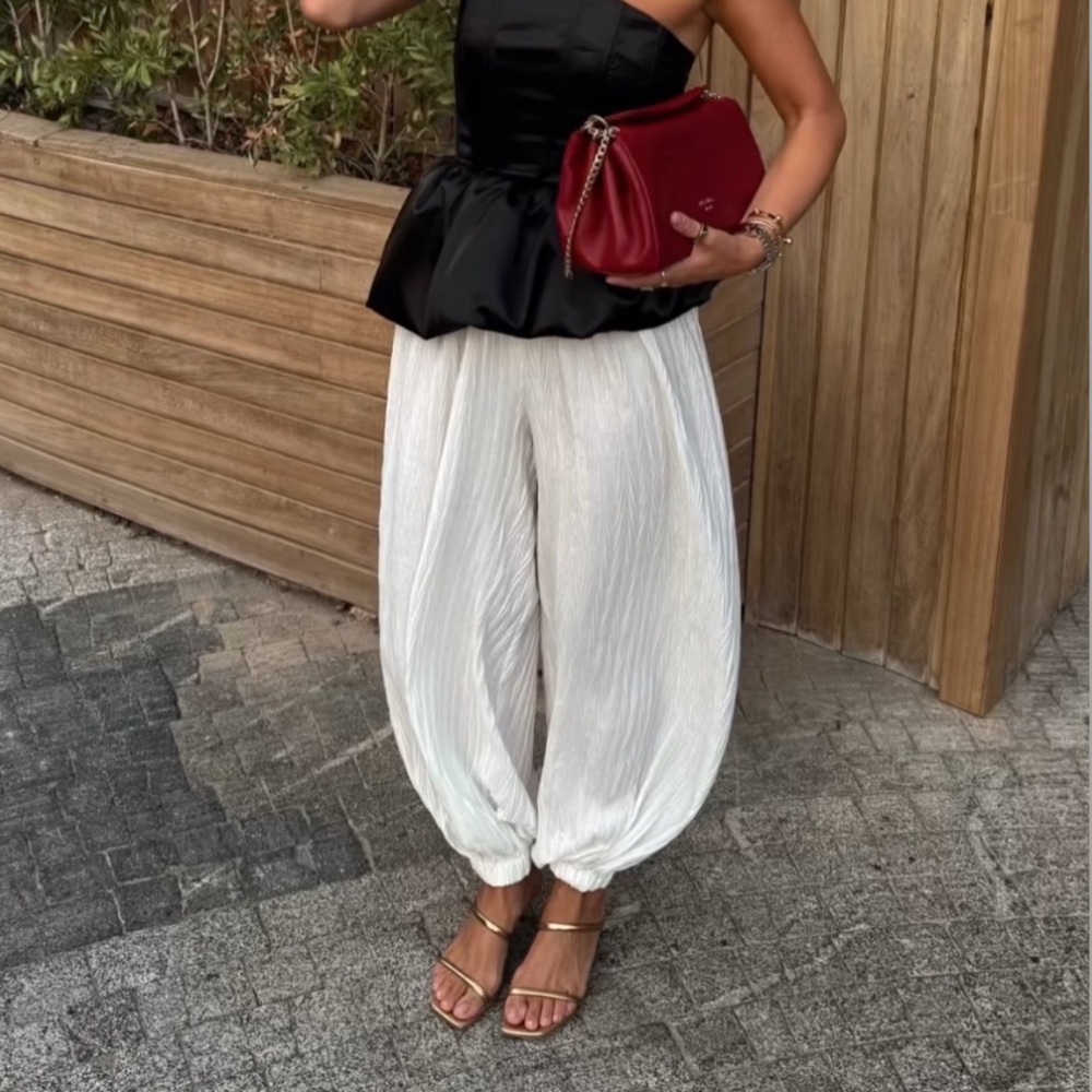 Zara ballon linen pants
